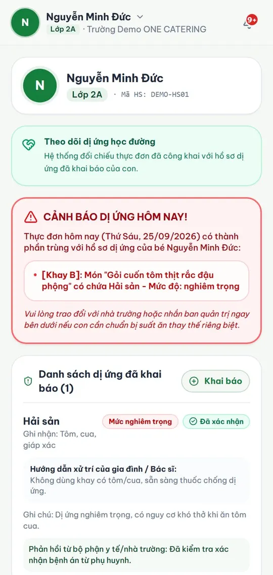 Hồ sơ dị ứng